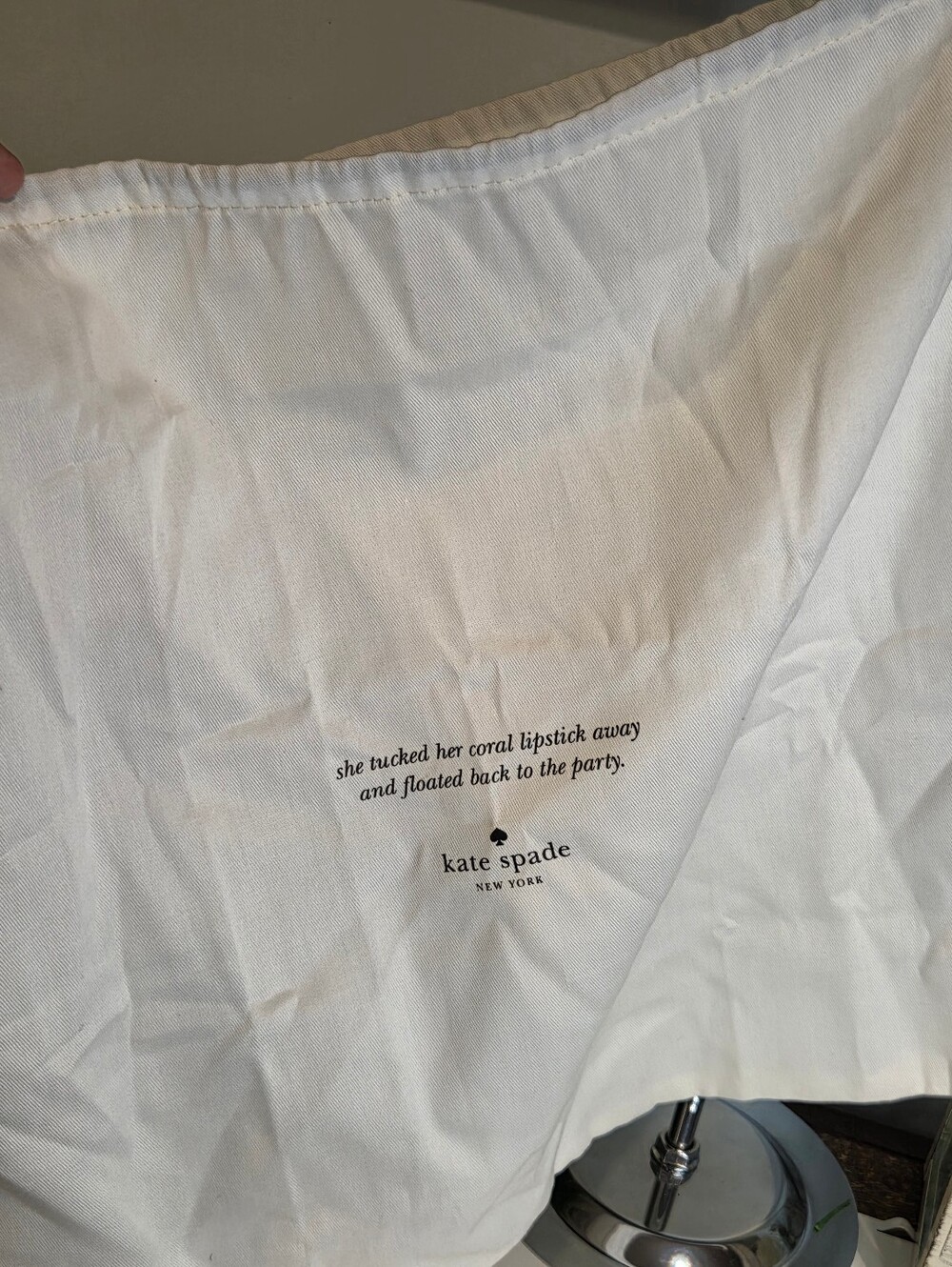 Kate Spade Drawstring Dustbag Large - Picture 3 of 3